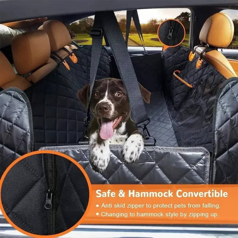 Waterproof Dog Car Hammock with Mesh Window Habicare