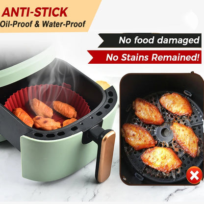 Silicone Round Air Fryer Liner Set