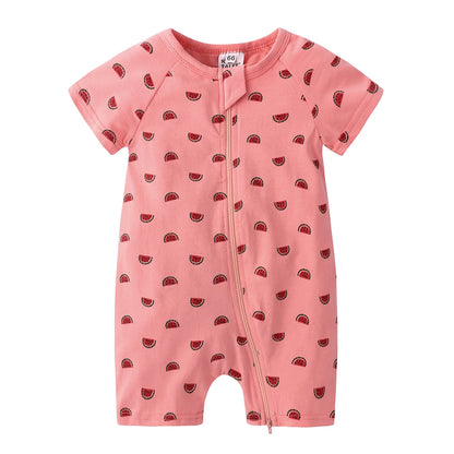 Kids Tales Sunshine Stories Cotton-Blend Printed Romper