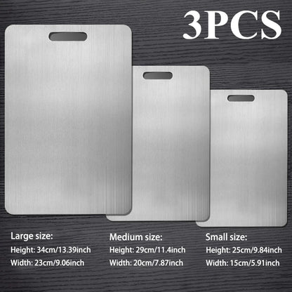 3PCS Stainless Steel Cutting Board - ShopHub