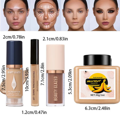 4pcs Face Makeup Set