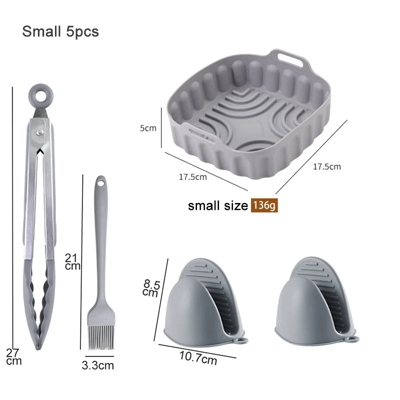 Air Fryer Silicone Basket Trays