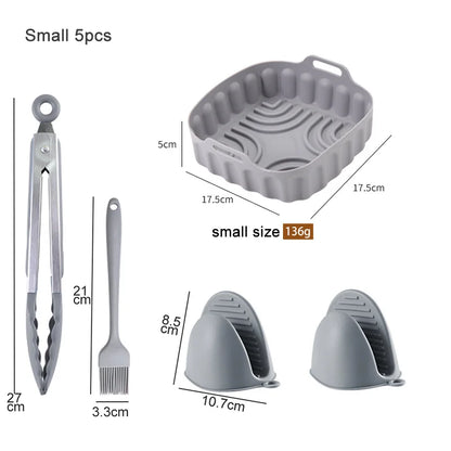 Air Fryer Silicone Basket Trays