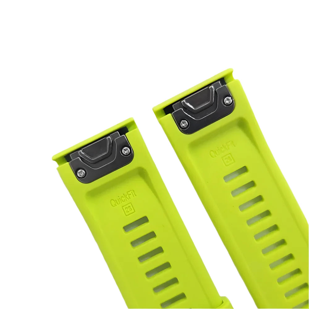 QuickFit Silicone Strap for the Garmin Flagship Models (2 sizes & 46 colours available) Habicare
