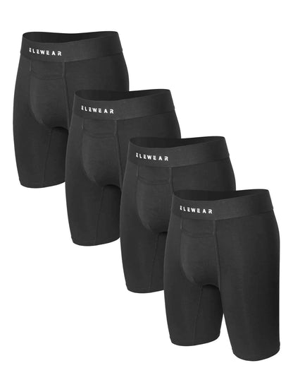 4pcs Men Modal Underwear - Breathable Boxershorts with Opening for Comfort and Style