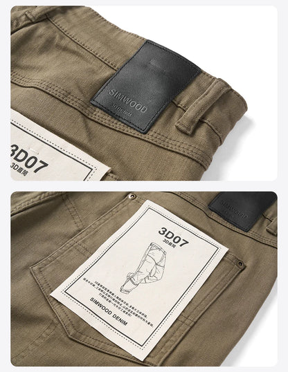 SIMWOOD 10oz Draping Motorcycle Riding Jeans