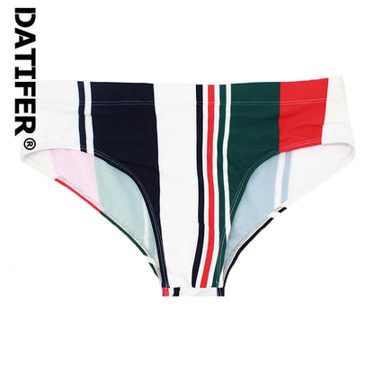 Men's low waist swim briefs by ShopHub NZ, featuring a sleek design perfect for swimming and beachwear.