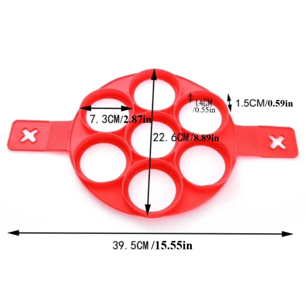 Silicone Pancake Egg Maker - Non-Stick Tool for Effortless Breakfasts - ShopHub