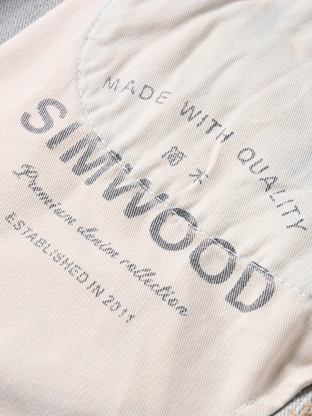 SIMWOOD Loose Straight 13.5oz 100% Cotton Washed Vintage Jeans