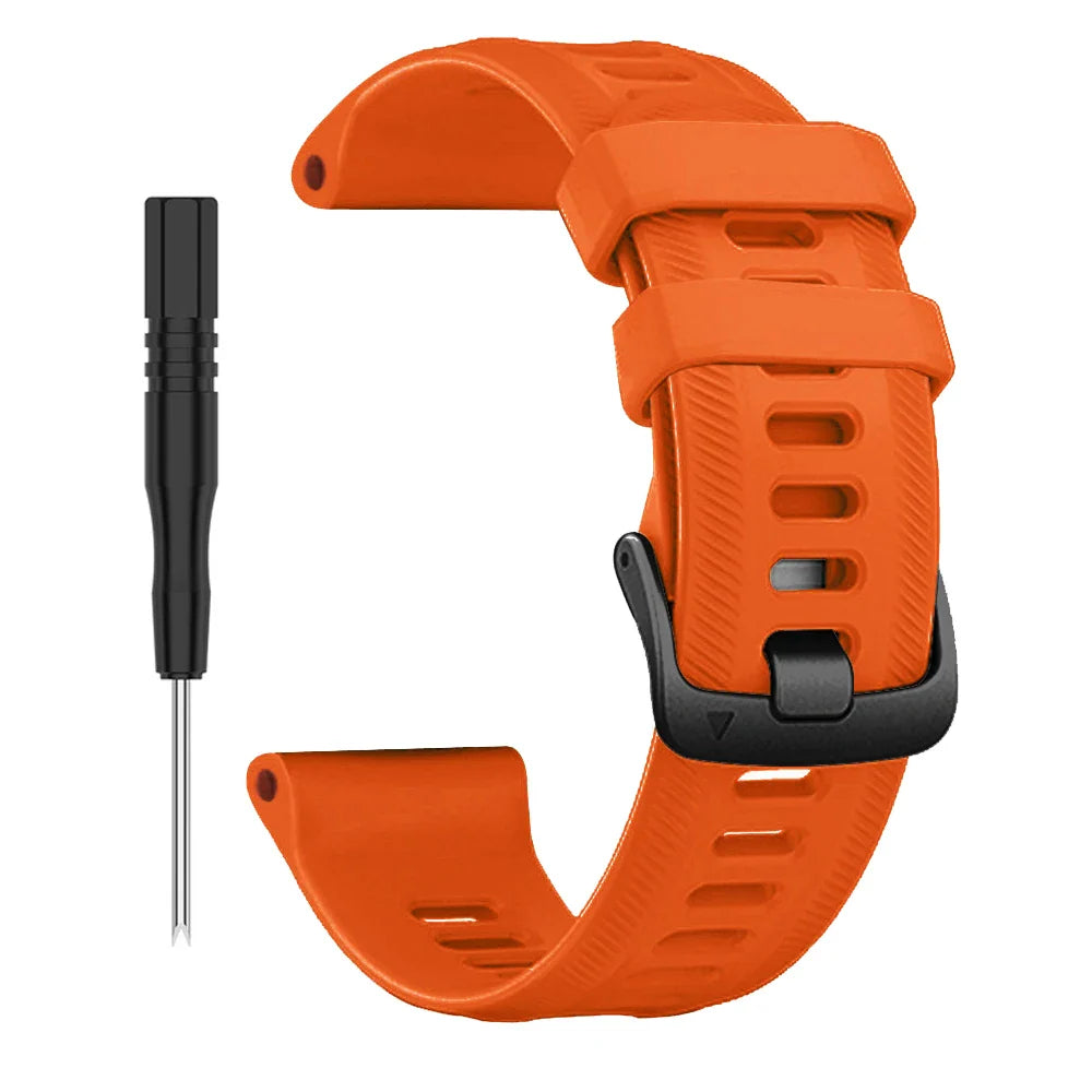 Sports Silicone Strap for the Garmin Forerunner Series - 22mm (10 different colours available) Habicare