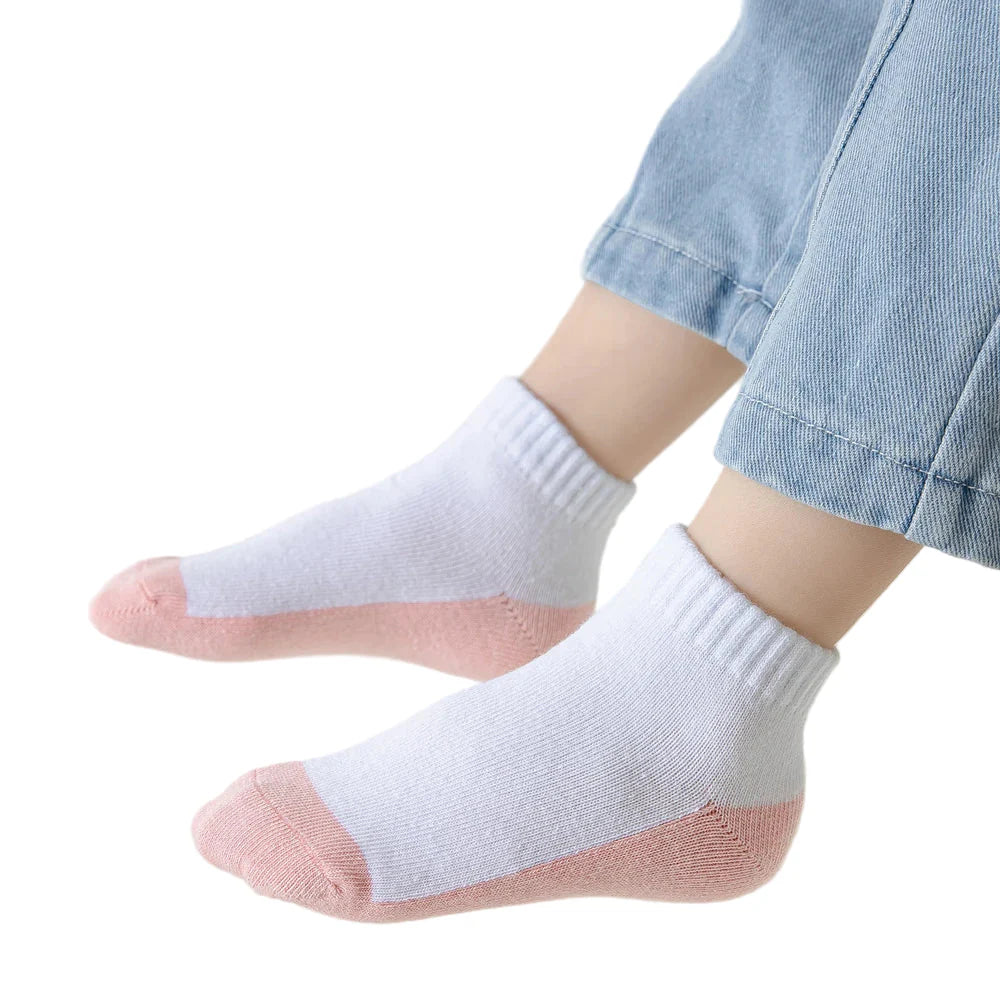 5 Pairs of Cotton Socks – For Boys & Girls (1–12 Years) Habicare