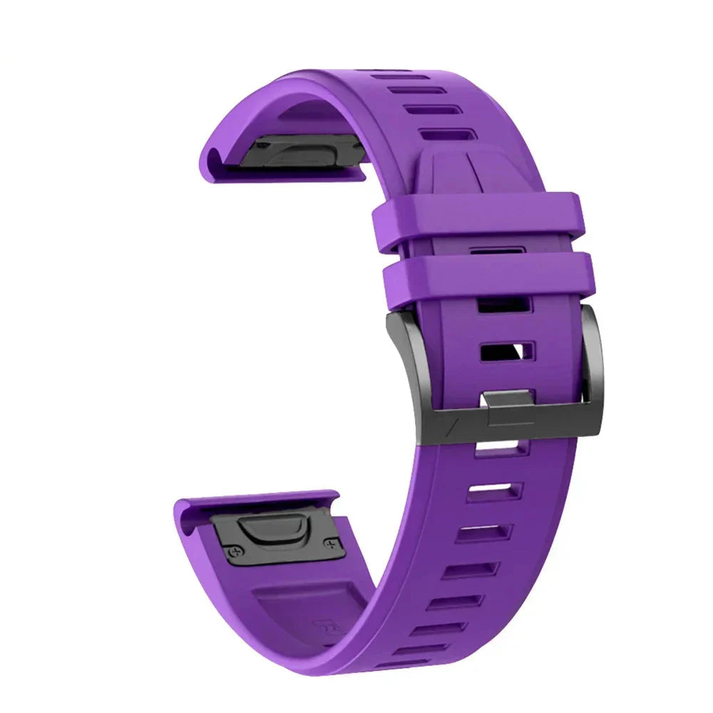 QuickFit Silicone Strap for the Garmin Flagship Models (2 sizes & 46 colours available) Habicare