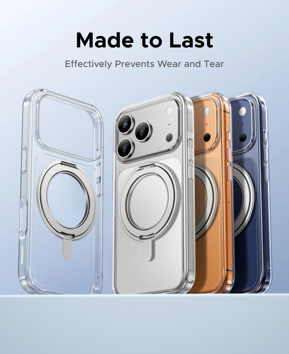 UGREEN 360° Magnetic Stand Case for iPhone 17 Pro Max