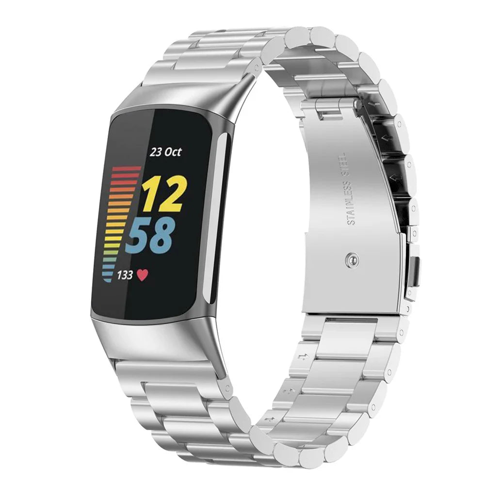 Stainless Steel Strap for the Fitbit Charge 5/6 Series (4 colours available) Habicare