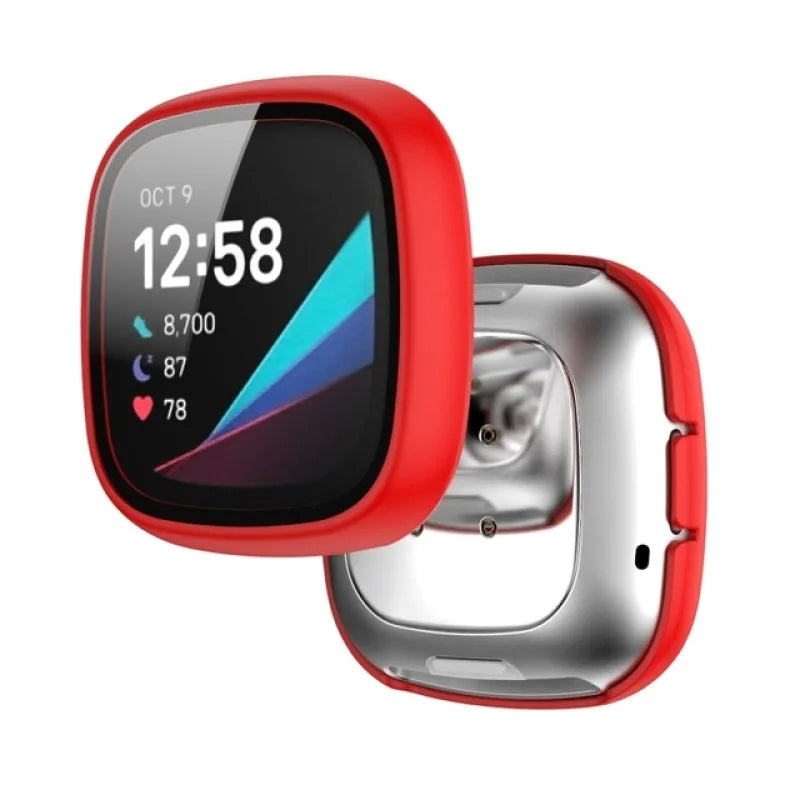 Tempered Glass Case Cover for the Fitbit Versa 3 Habicare