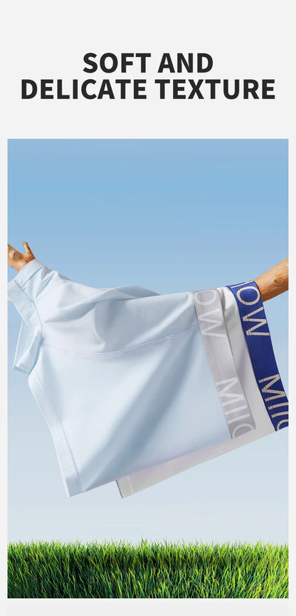 MiiOW Men's Cotton Underwear - 3Pcs Antibacterial Boxers - ShopHub