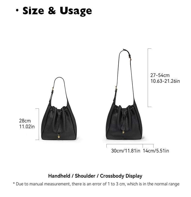 BAFELLI Genuine Cow Leather Shoulder Bag