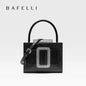 BAFELLI Diamond-Embellished Leather Satchel