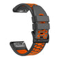 Quickfit Silicone Watch Band for a Range of Garmin Watches (22mm) (See list of models in the description) Habicare