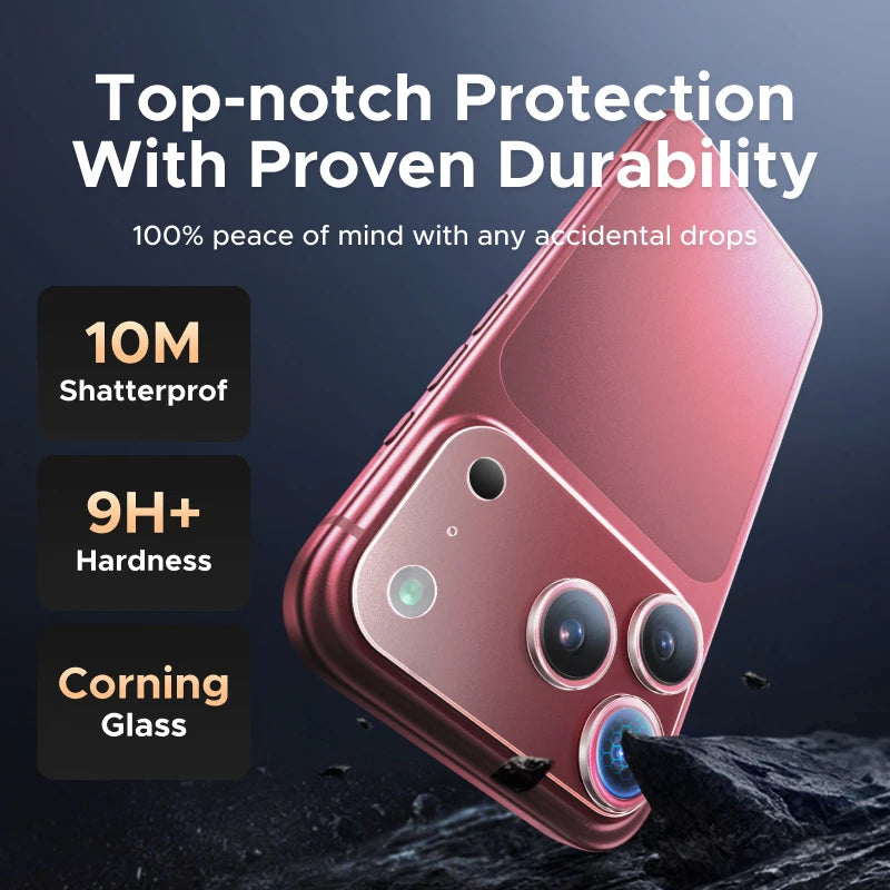 UGREEN Camera Lens Protector for iPhone 18, 17, 16, 15, Pro Max