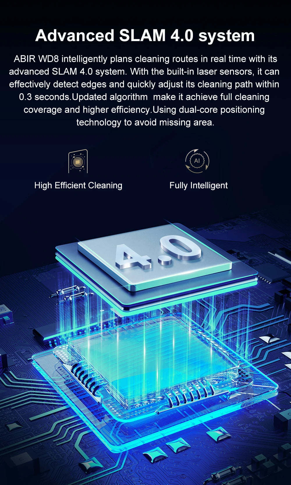 ABIR WD8 Robot Window Cleaner from ShopHub NZ on glass window, showing its sleek design and cleaning pads in action.