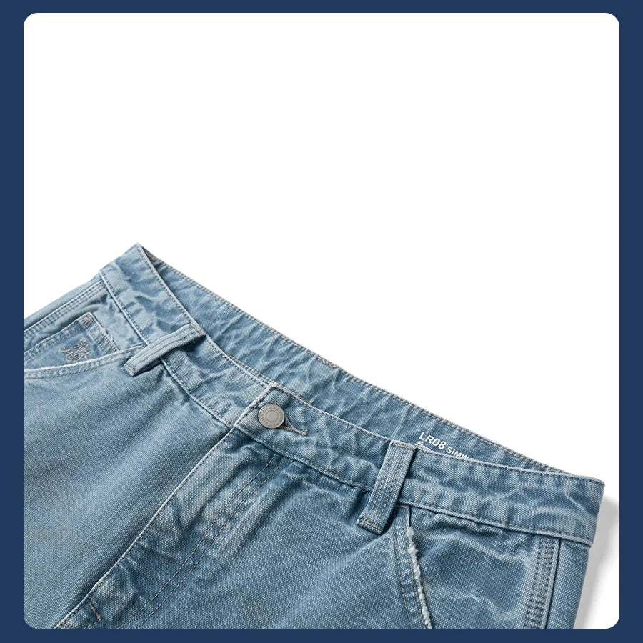 SIMWOOD High Standard Loose Relax 12oz Denim Jeans