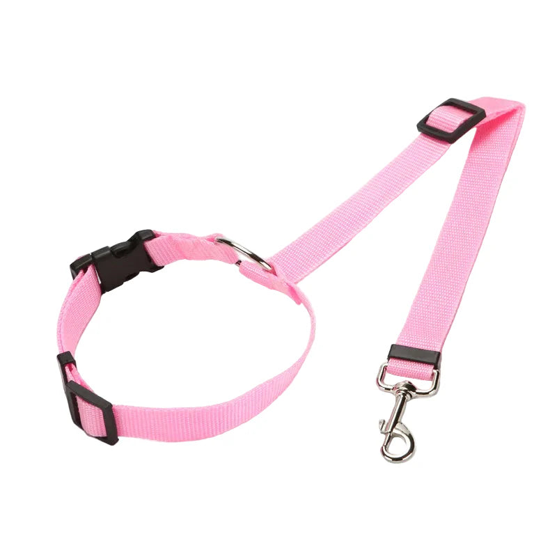 Vehcile Belt & Adjustable Nylon Leash for Dogs (7 colors available) Habicare