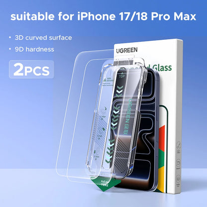 UGREEN Dust-free Screen Protector – Premium Protection for iPhone 18, 17, & Pro Max
