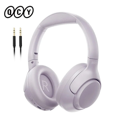 QCY H3 ANC Wireless Headphones with 43dB Hybrid Active Noise Cancellation and 60H Playtime - ShopHub