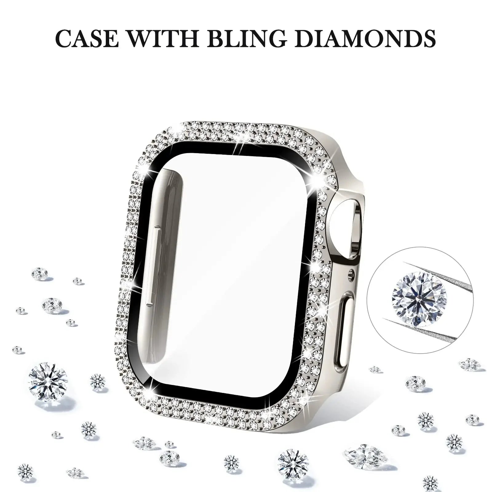 Sparkle Protective Case for the Apple Watch 1, 2 & 3 (38mm) Series Habicare