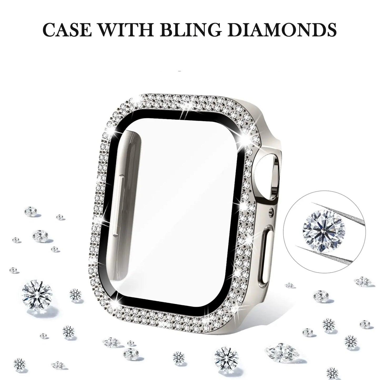 Sparkle Protective Case for the Apple Watch 7, 8 & 9 (41mm) Series Habicare