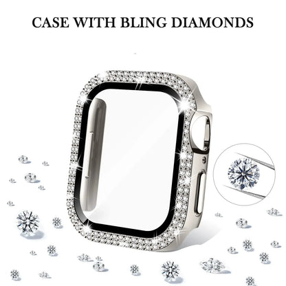 Sparkle Protective Case for the Apple Watch 7, 8 & 9 (41mm) Series Habicare