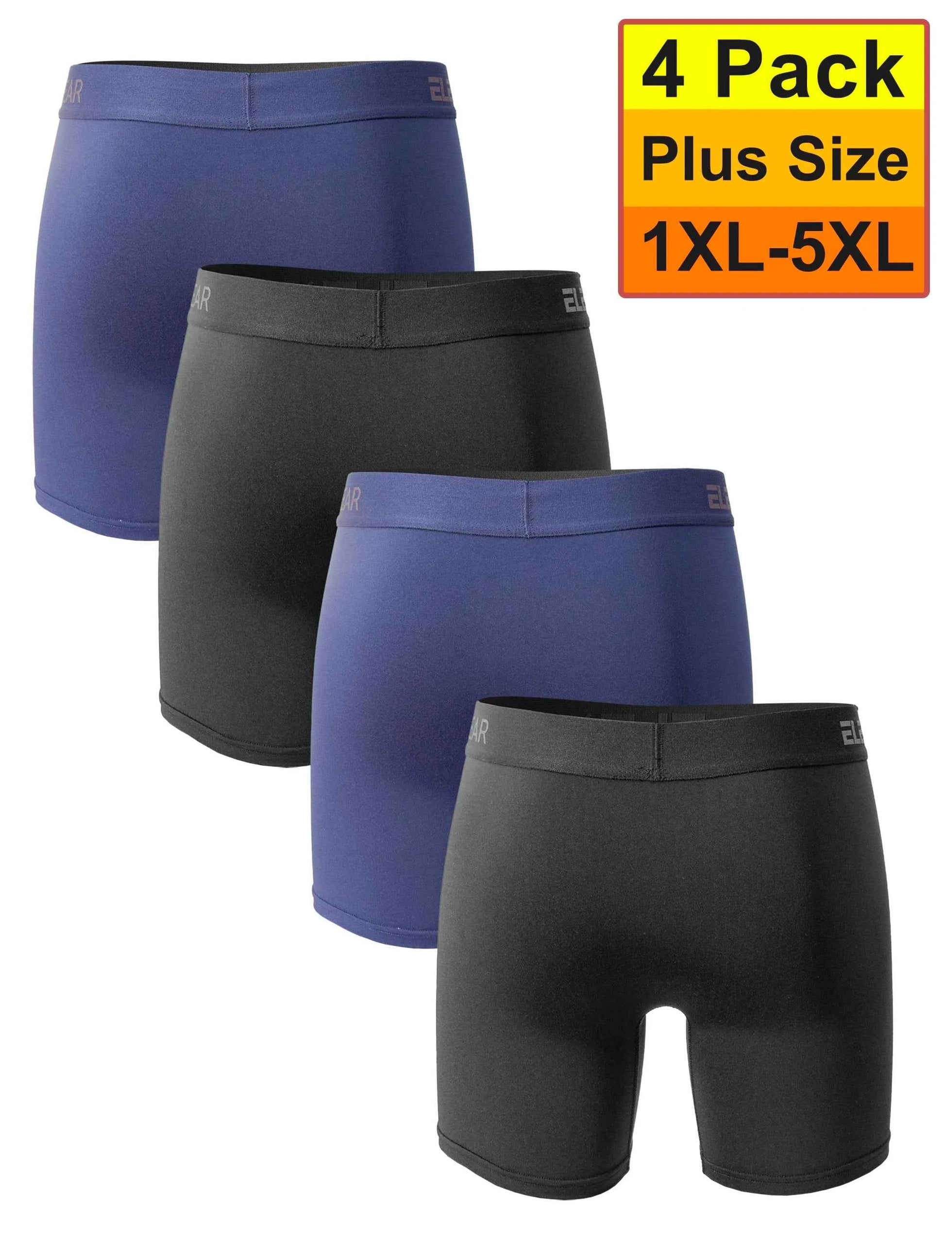 4 Pack Men's Breathable Boxers