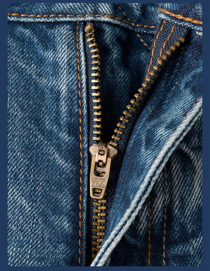 SIMWOOD 13.5oz Heavyweight Washed Retro Jeans