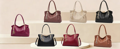 FOXER New Elegant Shoulder Bag for Women Luxury Designer Handbags Cowhide Leather Female Messenger Crossbody Bag Purse