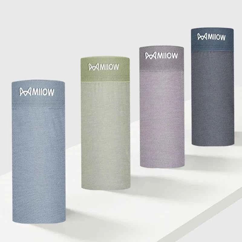 MiiOW Antibacterial Modal Men Underwear - 3 Pcs Breathable Boxers