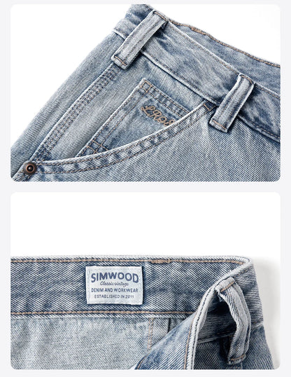 SIMWOOD 11oz Loose Relax Logging Jeans