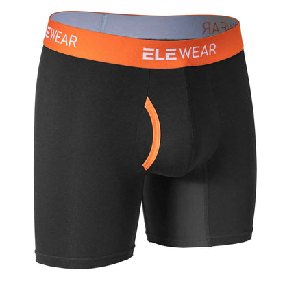 Bamboo Men's Underwear Boxers with Opening - Breathable Boxershorts & Plus Size Fashion Underpants