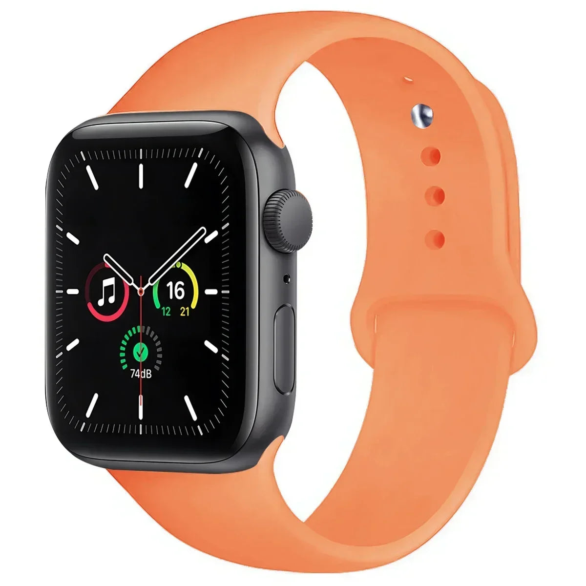 Silicone Replacement Strap for Apple Watch Series (38mm - 42mm) (available in 45 colours) Habicare