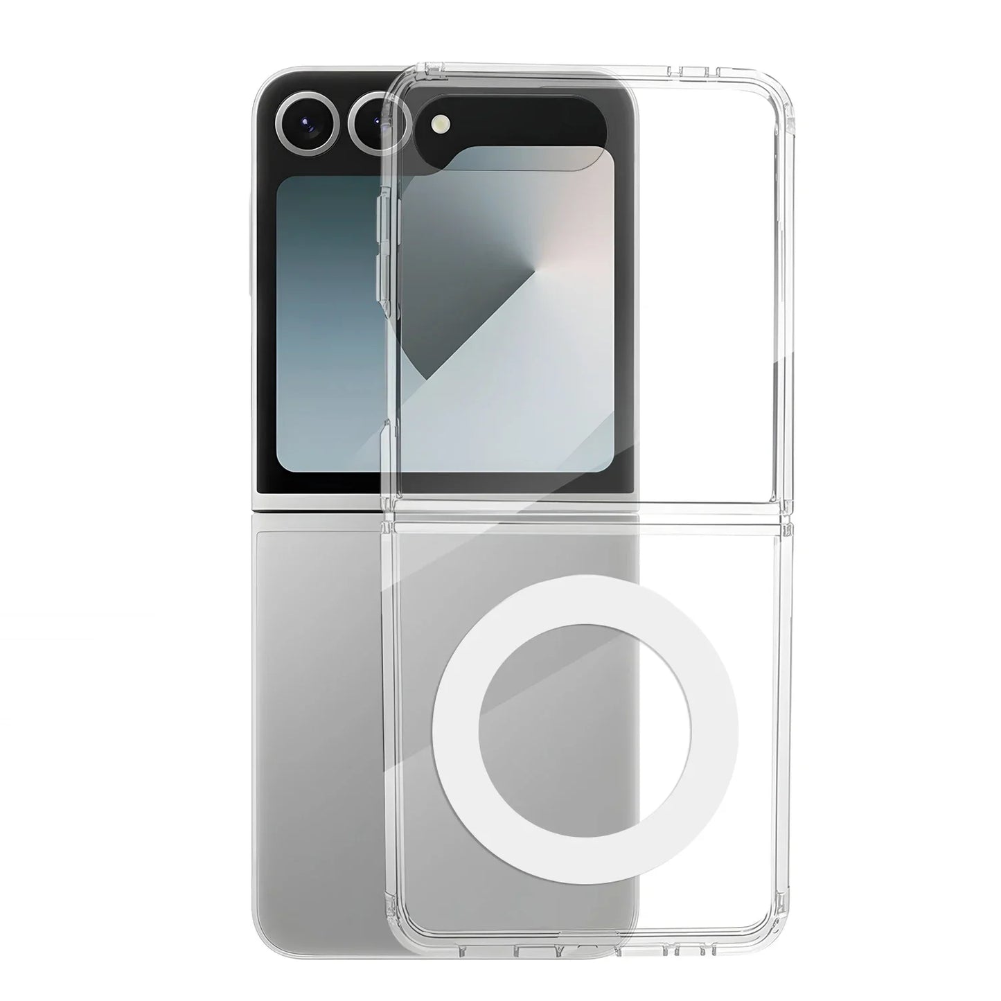 Transparent Magsafe Case for the Samsung Galaxy Z Flip7 (2 types of variant available) Habicare