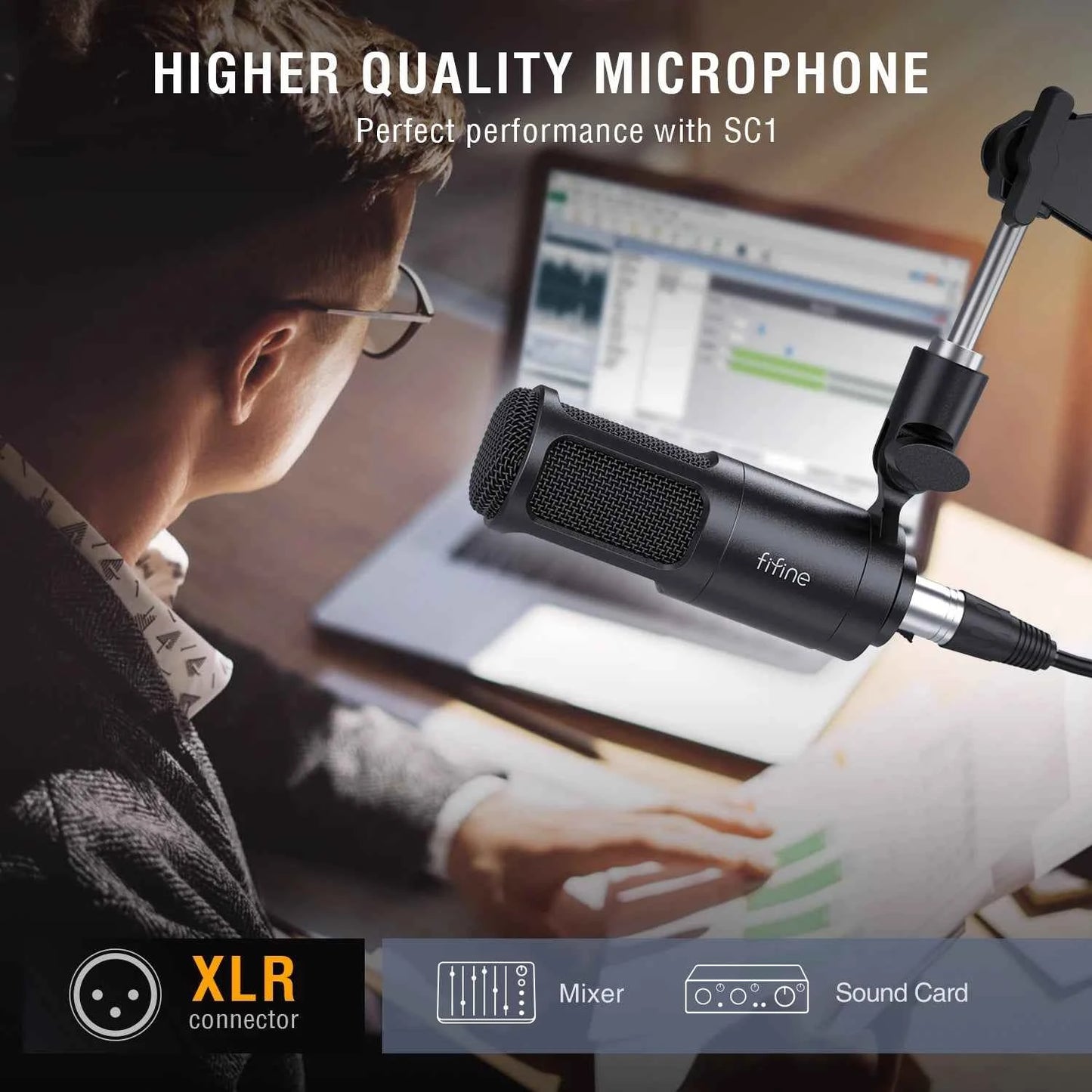 FIFINE Podcast Kit KS6: Elevate Your Audio Game with All-in-One Studio Quality
