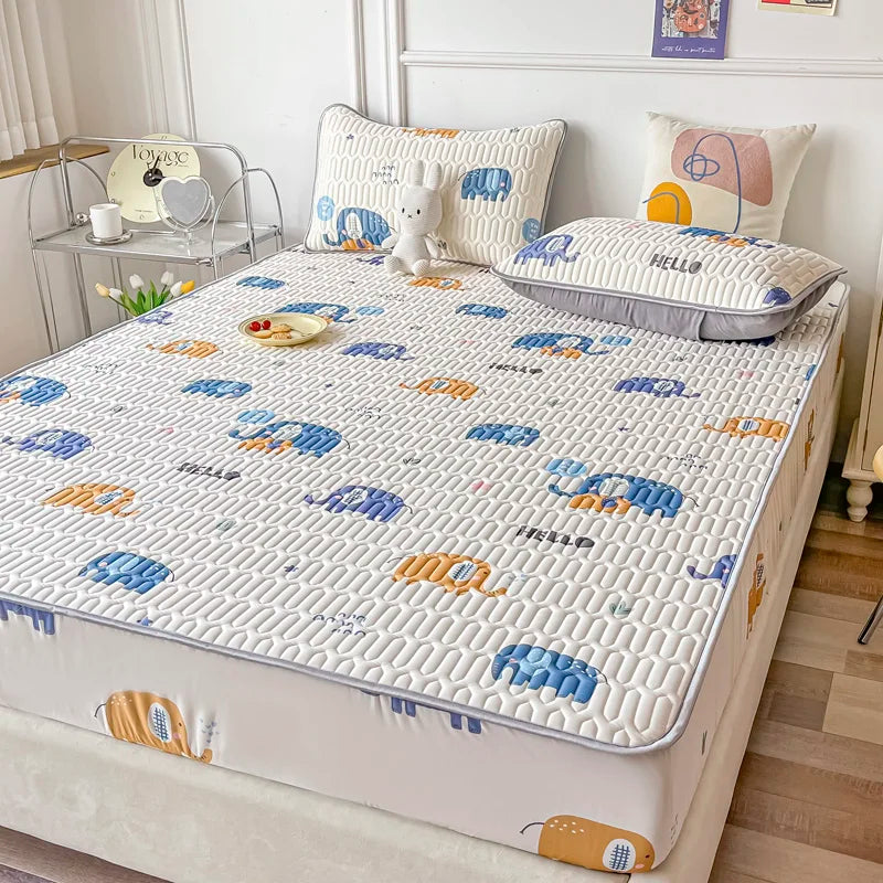 Transform Your Sleep with Our Cooling Summer Bed Mat & Pillowcase Set