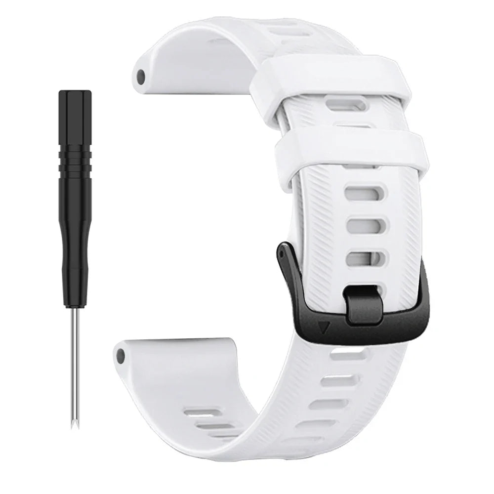 Sports Silicone Strap for the Garmin Forerunner Series - 22mm (10 different colours available) Habicare