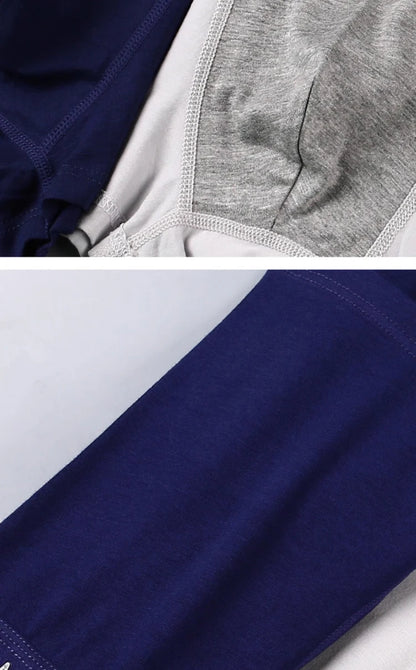 MiiOW Men's Antibacterial Boxer Briefs - 3Pcs Cotton Underwear with Graphene Technology - ShopHub