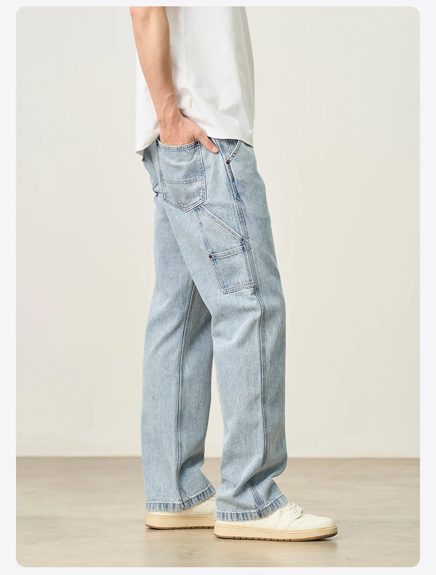 SIMWOOD 11oz Loose Relax Logging Jeans