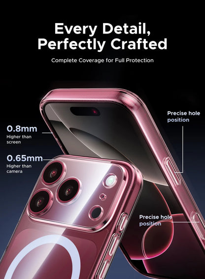 UGREEN Magnetic Case & Glass Screen Protector Bundle for iPhone 18, 17, 16, 15, 14 & 13 Pro Max