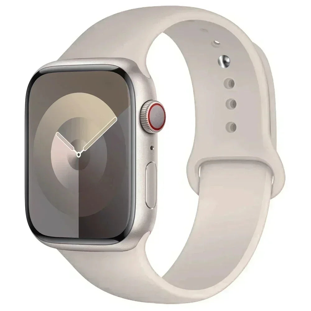 Silicone Replacement Strap for Apple Watch Series (38mm - 42mm) (available in 45 colours) Habicare