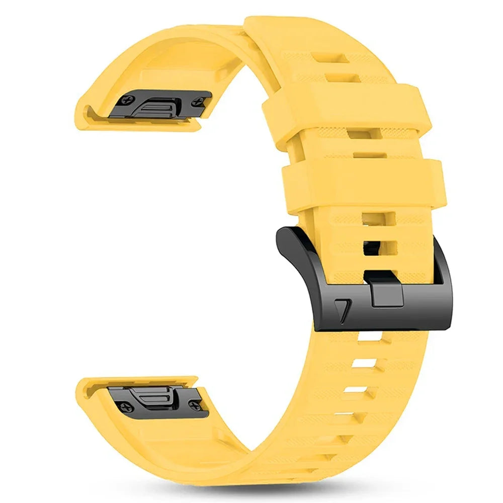Quickfit Silicone Strap for the Garmin Watch Series (available of various range of models and 46 colours) Habicare
