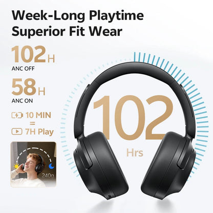 Experience Unmatched Sound Quality with QCY H3S ANC Wireless Headphones