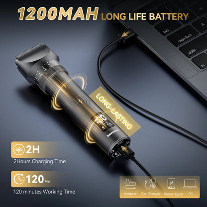 Kensen S29 Hair Trimmer for Men 2 in 1 Adjustable Hair Clipper Kit